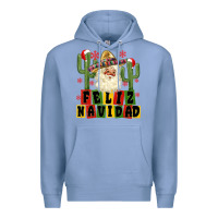 Colony Blue feliz navidad mexican santa Premium Hoodie - MaliasSmallBusiness