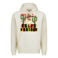 Oatmeal Heather feliz navidad mexican santa Premium Hoodie - MaliasSmallBusiness