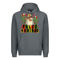 Rock feliz navidad mexican santa Premium Hoodie - MaliasSmallBusiness