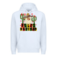 White feliz navidad mexican santa Premium Hoodie - MaliasSmallBusiness