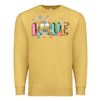 Love School Bus Premium Sweatshirt | Teevron