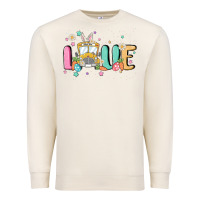 Sandshell love school bus Premium Sweatshirt - MaliasSmallBusiness