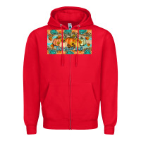 Red Fall Sweet Fall Zipper Hoodie - Artiststas