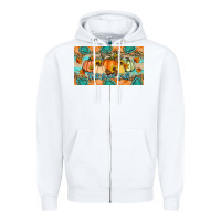 White Fall Sweet Fall Zipper Hoodie - Artiststas