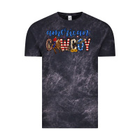 Cloud Black American cowboy Vintage Tee - Zillion Design Studio