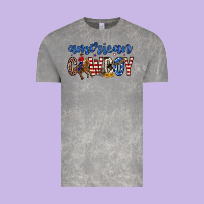 American Cowboy Vintage Tee Designed By Zillion Design Studio