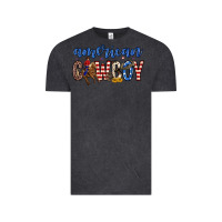 Vintage Black American cowboy Vintage Tee - Zillion Design Studio