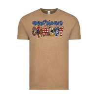 Vintage Coffee American cowboy Vintage Tee - Zillion Design Studio