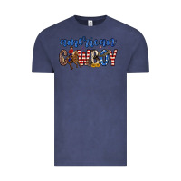 Vintage Denim American cowboy Vintage Tee - Zillion Design Studio