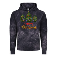 Cloud Black merry christmas trees Vintage Hoodie - RanaPortraitStore