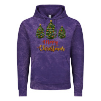 Cloud Purple merry christmas trees Vintage Hoodie - RanaPortraitStore