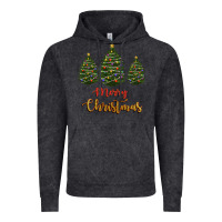 Vintage Black merry christmas trees Vintage Hoodie - RanaPortraitStore