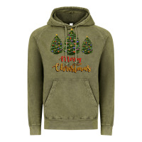 Vintage Olive merry christmas trees Vintage Hoodie - RanaPortraitStore