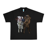 Black two heifer cows Urban Heavy Tee - RanaPortraitStore