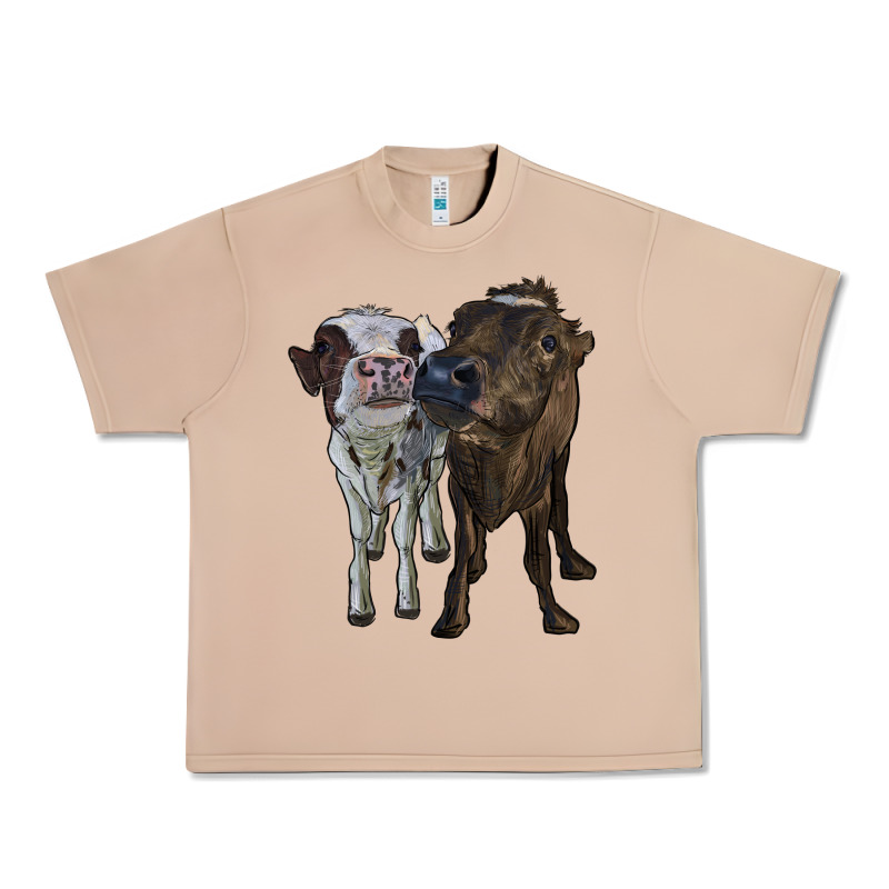 Two Heifer Cows Urban Heavy Tee by RanaPortraitStore | Teevron