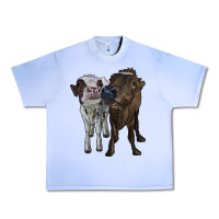 Grape Ice two heifer cows Urban Heavy Tee - RanaPortraitStore