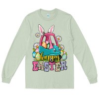 Matcha Happy Easter toddler car Long Sleeve Tee - OliviaCreatesArt