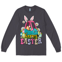 Smoke Happy Easter toddler car Long Sleeve Tee - OliviaCreatesArt