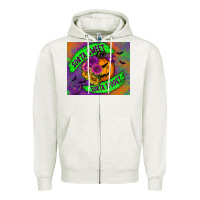 Oatmeal Heather sorta sweet sorta spooky mousepad Zipper Hoodie - BundleAndBundleShop