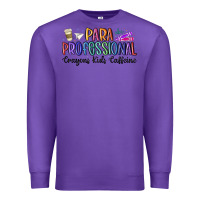 Purple paraprofessional Premium Sweatshirt - MaliasSmallBusiness