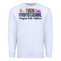 White paraprofessional Premium Sweatshirt - MaliasSmallBusiness