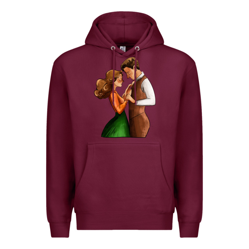 Valentines Day Couple Premium Hoodie by AdoDesignShop | Teevron