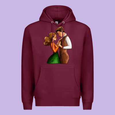 Valentines Day Couple Premium Hoodie Designed By Adodesignshop