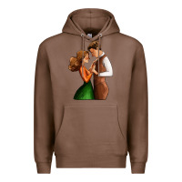 Chestnut valentines day couple Premium Hoodie - AdoDesignShop