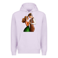 Lilac valentines day couple Premium Hoodie - AdoDesignShop