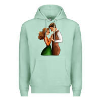 Seafoam valentines day couple Premium Hoodie - AdoDesignShop