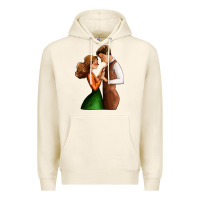 Tofu valentines day couple Premium Hoodie - AdoDesignShop