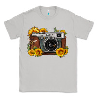 Moon Dust sunflower bee vintage camera Classic Tee - FaDigitalArtStudio