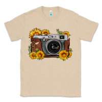 Mushroom sunflower bee vintage camera Classic Tee - FaDigitalArtStudio