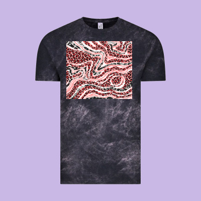 Pinky Leopard And Cowhide Valentine's Day Vintage Tee Designed By Ranaportraitstore