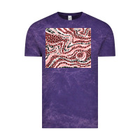 Cloud Purple pinky leopard and cowhide valentine's day Vintage Tee - RanaPortraitStore