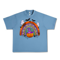 Pebble Blue halloween rainbow Urban Heavy Tee - Zillion Design Studio