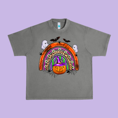 Halloween Rainbow Urban Heavy Tee Designed By Zillion Design Studio