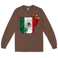 Chestnut mexica oklahama Long Sleeve Tee - CowhideDigitalArt