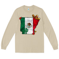 Mushroom mexica oklahama Long Sleeve Tee - CowhideDigitalArt
