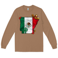 Toasted Coconut mexica oklahama Long Sleeve Tee - CowhideDigitalArt