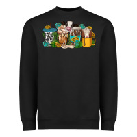 Black western cow coffee cup Heavyweight Sweatshirt - texasbilliewilder