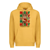 Merry Christmas Reindeer Premium Hoodie | Teevron