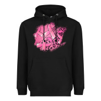 Black breast cancer patches Heavyweight Hoodie - Jasminsmagicworld