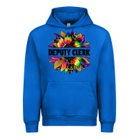 Cobalt deputy clerk tie dye sunflower Urban Hoodie - Jasminsmagicworld