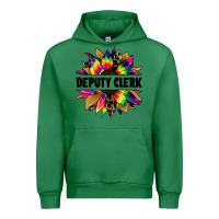 Emerald deputy clerk tie dye sunflower Urban Hoodie - Jasminsmagicworld