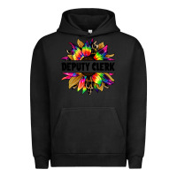 Pigment Black deputy clerk tie dye sunflower Urban Hoodie - Jasminsmagicworld