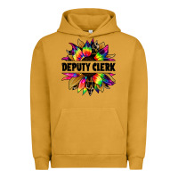 Pigment Peanut Butter deputy clerk tie dye sunflower Urban Hoodie - Jasminsmagicworld