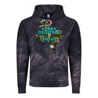 Cloud Black Merry Christmas Texas Map Vintage Hoodie - RanaPortraitStore