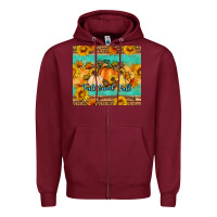 Burgundy Fall sweet fall Zipper Hoodie - Artiststas