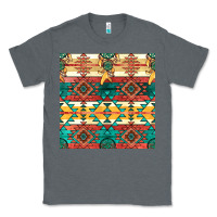 Charcoal Heather native american aztec seamless pattern Classic Tee - BundleAndBundleShop